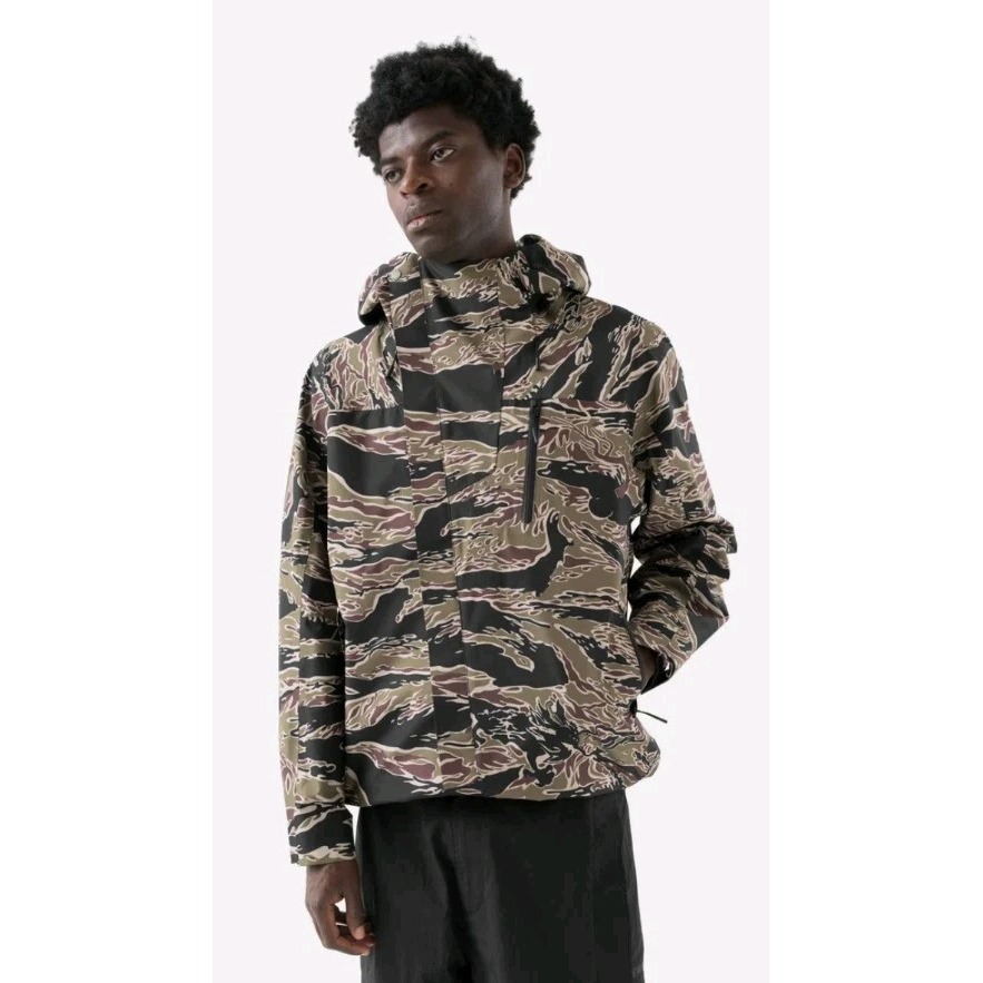 Nwt Maharishi L Black/Sun- Bleached Gold Tiger Reversible Tech Mandala Jacket — image 3 of 8
